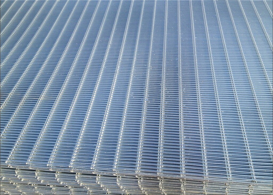 High Safety Powder Coated Anti Climb Fencing Welded Mesh Security 358