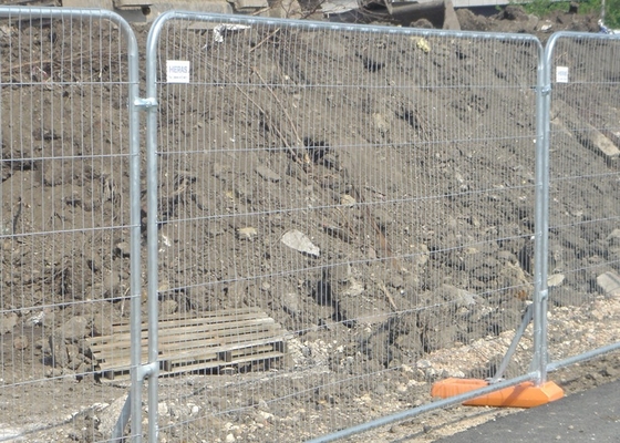 Construction Galvanized 2m High Heras Temporary Fencing