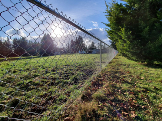 3mm Wire 50X50mm Diamond Mesh Galvanized Steel Temporary Chain Link Fence/Cyclone Fence