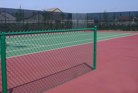 3mm Wire 50X50mm Diamond Mesh Galvanized Steel Temporary Chain Link Fence/Cyclone Fence