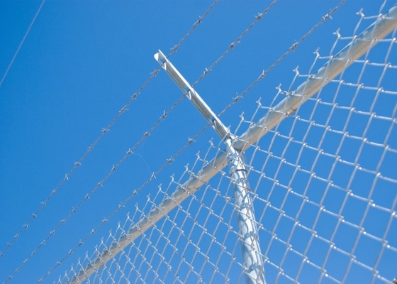 11ga 1.8m Tall Galvanized Steel Chain Link Fencing For Security