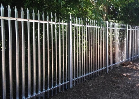 ODM Corrosion Resistant Galvanised Palisade Fencing , 1.8m Sports Ground Fencing