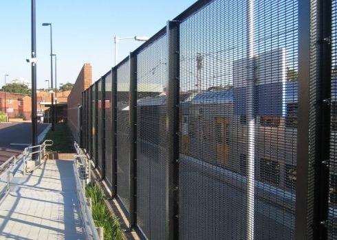 Good Visibility 358 Welded 2x1.5m Anti Climb Mesh Fence Durable Commercial