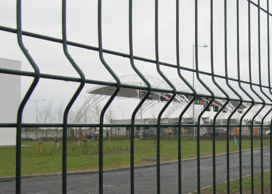 Pvc Coated 50x100mm Welded Wire Mesh Fencing 2m High By 2.5m Wide Metal V Panel