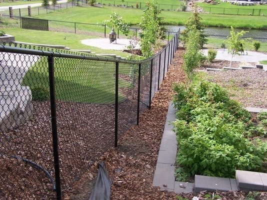 Basketball / Football / Tennis Metal Chain Link Fence 4.0mm